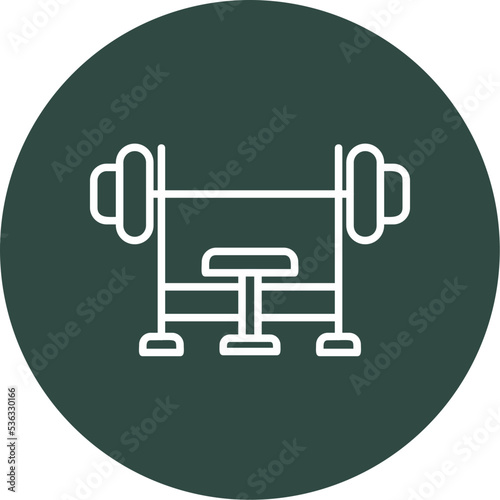 Bench press Icon