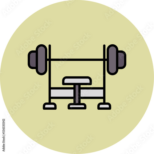 Bench press Icon