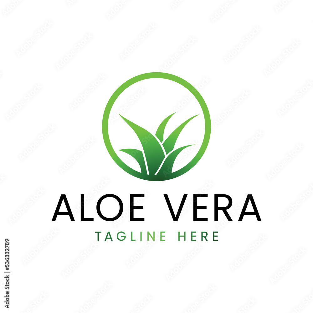 aloe vera vector template, design inspiration aloe vera vector template, design inspiration