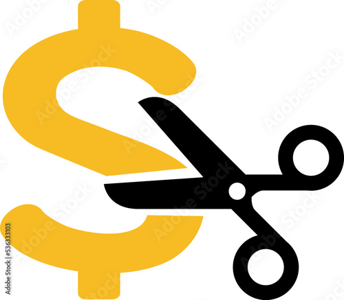 Money cut icon