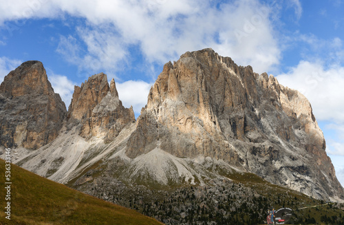 Mountain views of the Dolomites