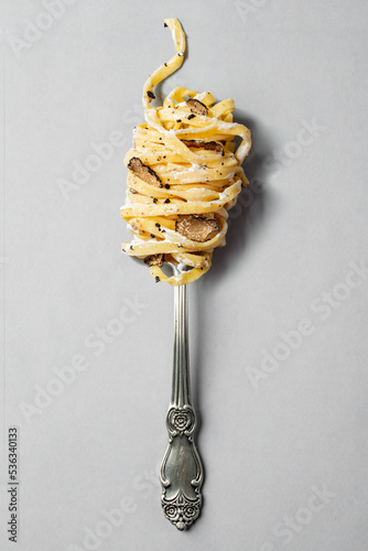 Spaghetti with truffle.