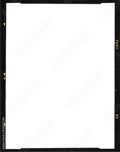 film strip icon isolated on transparent background. tape photo film strip frame, Video Film strip roll, blank frames,