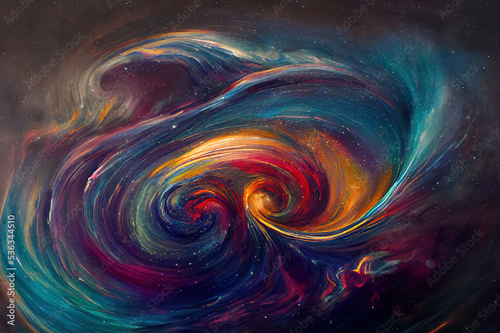 abstract fractal background with space abstract fractal background with space