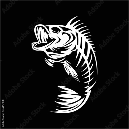 illustrations of fish skull