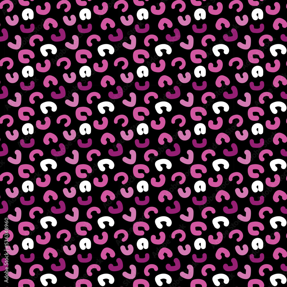 Abstract cheerful background with pink spots and squiggles Abstract cheerful background with pink spots and squiggles