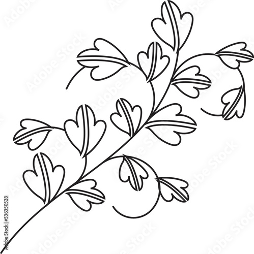 Hand sketched vector vintage leaves  flowers  Wild and free. Perfect for invitations  greeting cards  quotes  blogs  and posters.