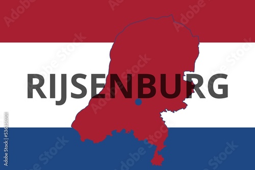 Rijsenburg: Illustration mit dem Namen der niederländischen Stadt Rijsenburg in der Provinz Utrecht photo