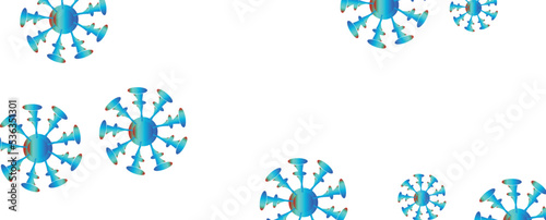 Corona virus background, a deadly virus, dangerous disease.