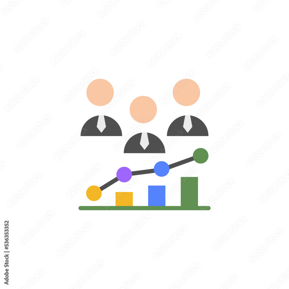 teamwork flat icon designed in flat style decorated with organization icon elements and community icon in business icon theme teamwork flat icon designed in flat style decorated with organization icon elements and community icon in business icon theme
