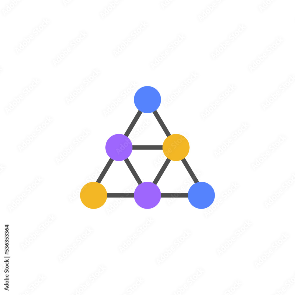 organizational structure flat icon designed in flat style decorated with structure icon elements and organization icon in business icon theme organizational structure flat icon designed in flat style decorated with structure icon elements and organization icon in business icon theme