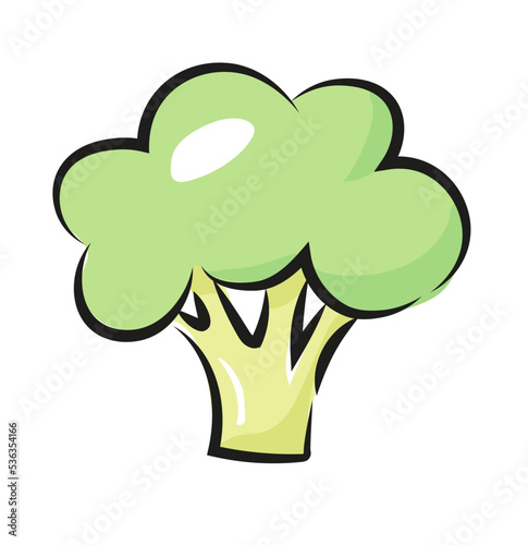 Brokuł ilustracja
