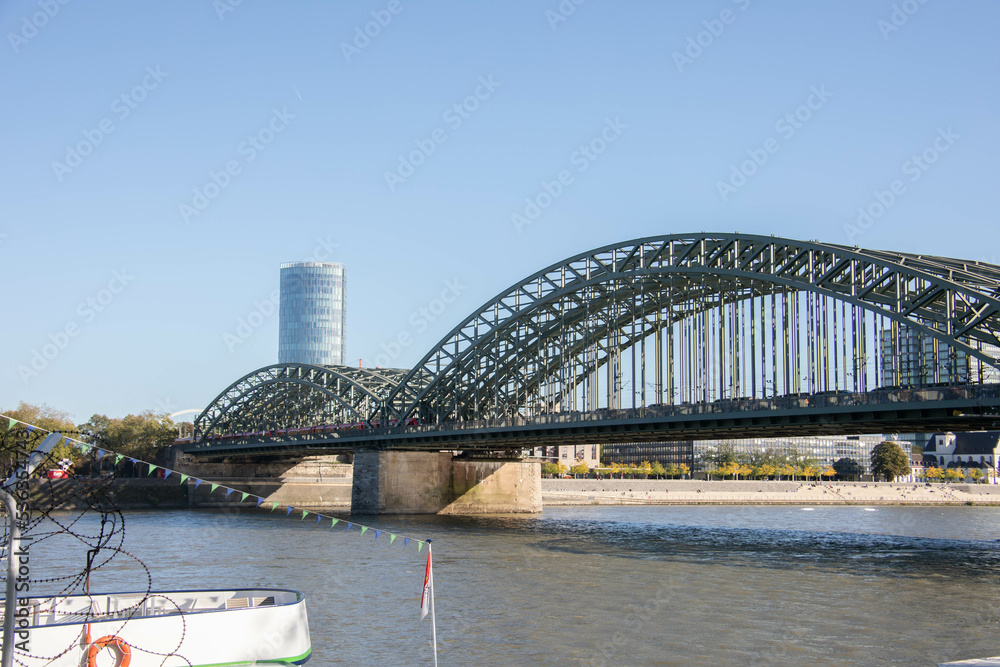 Arch bridge in Cologne