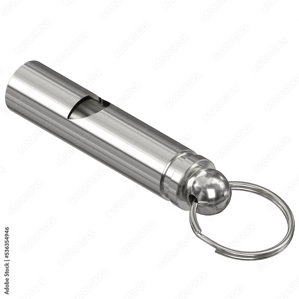 3d rendering illustration of a whistle 3d rendering illustration of a whistle