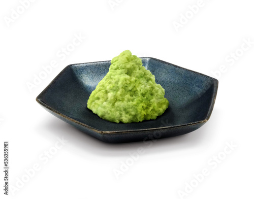 Foto 生わさび わさび イラスト リアル 皿 単体