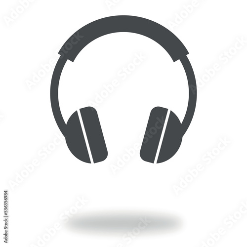 headphones isolated on white