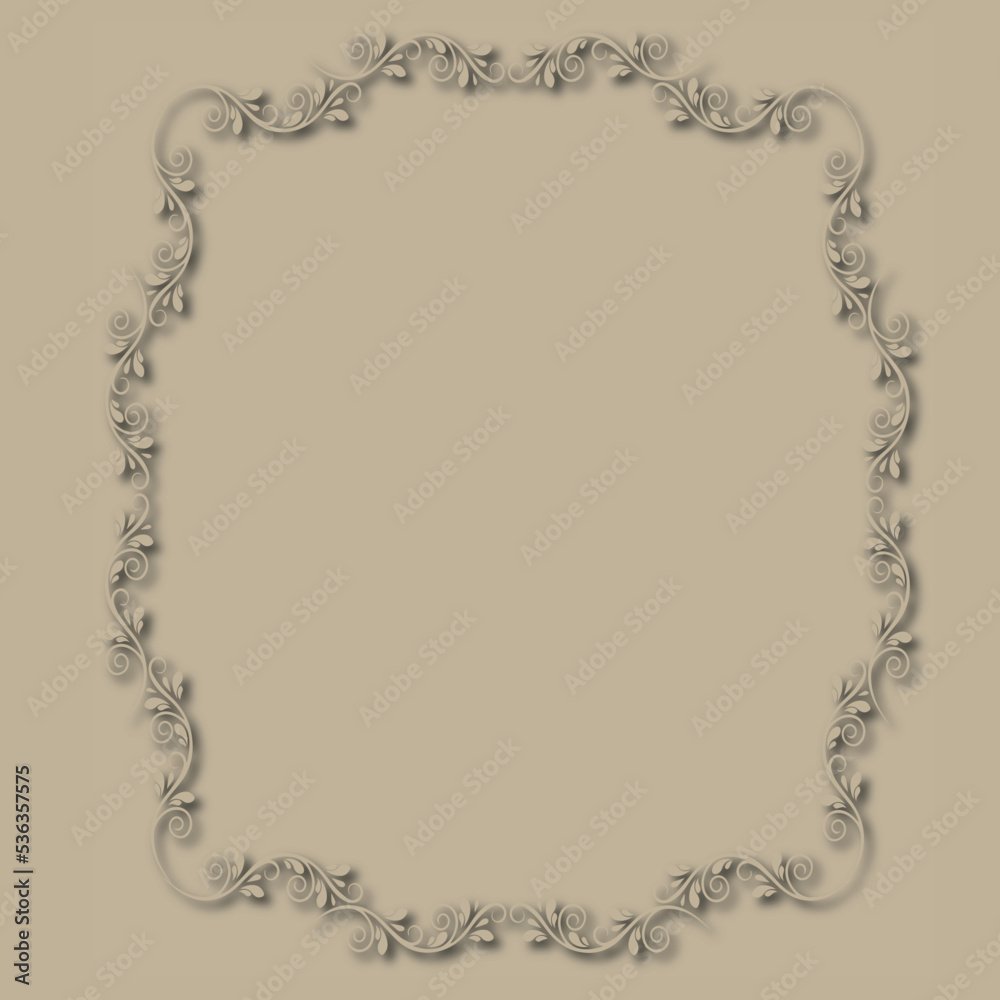 Frame, in the style of an ornament, Vector illustration eps 10, Art. Frame, in the style of an ornament, Vector illustration eps 10, Art.