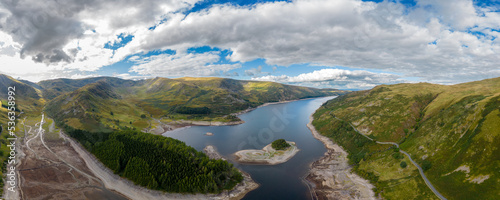 Haweswater in the lake district showing signs of  drought in the UK © Cavan