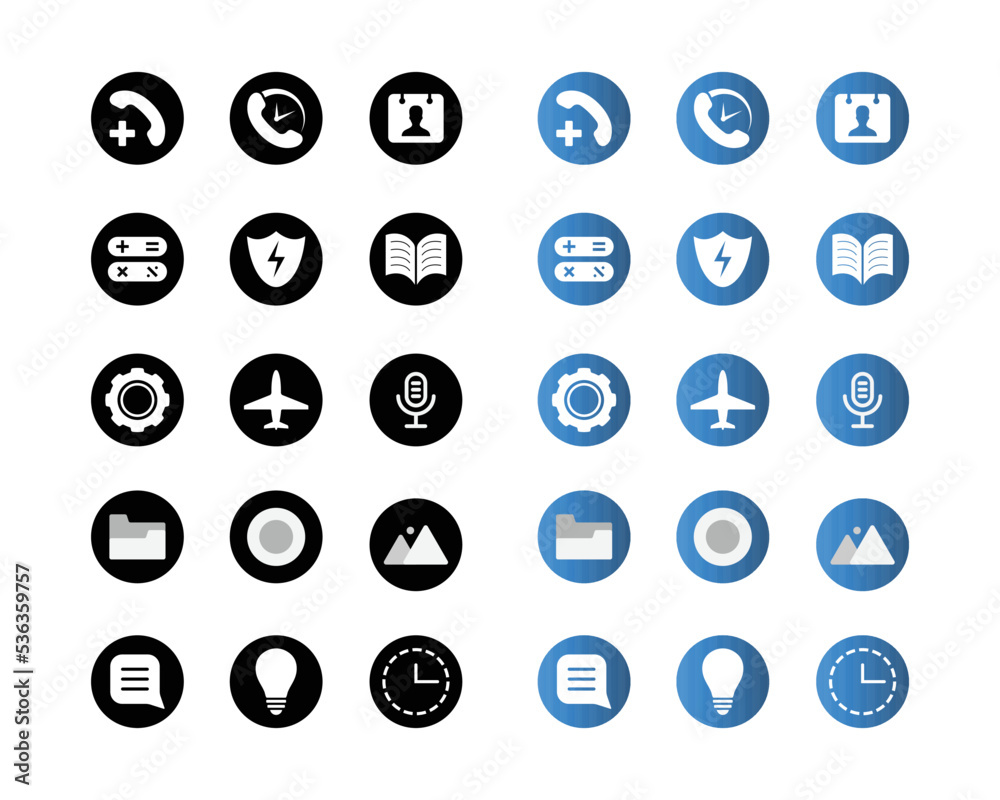 Contact icons. information business communication symbols collection. call internet location Contact icons. information business communication symbols collection. call internet location