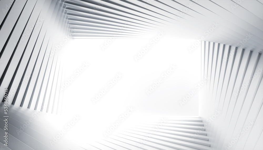 3d illustration. abstract background.white color