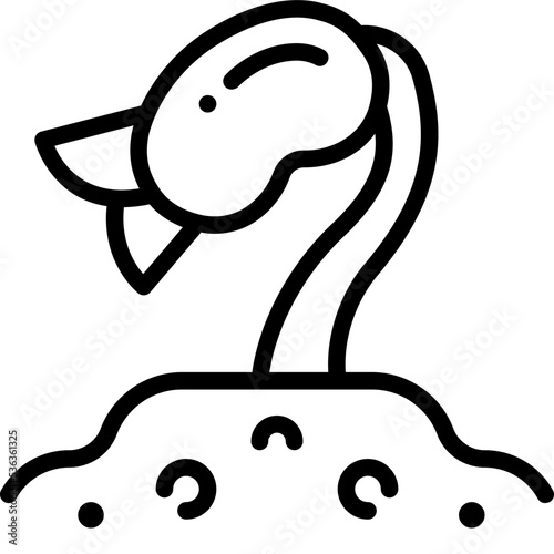 sprout line icon