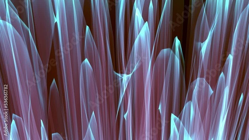 Vertically rising digital Petal loops in the concept of  animation abstract background, CJI Graphics photo