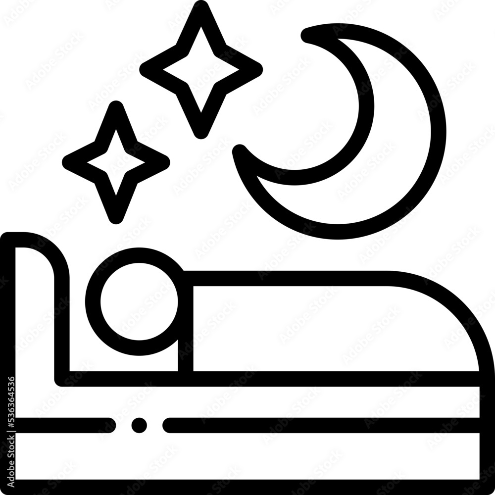 Φωτογραφία overnight line icon