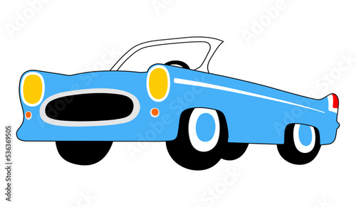 old cartoon car
