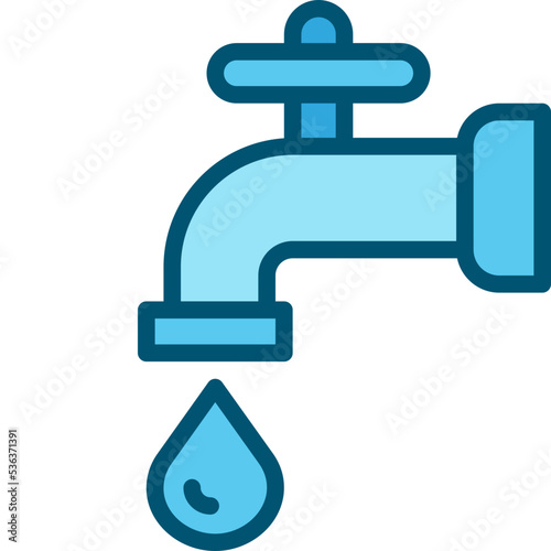 faucet two tone icon