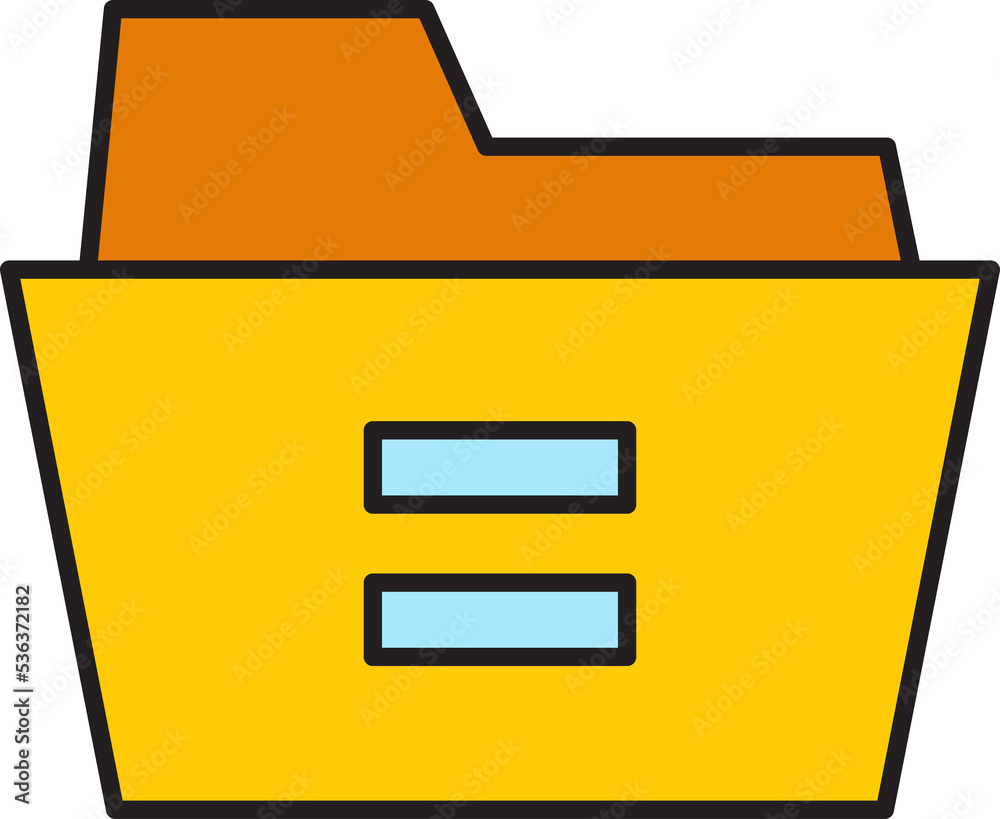 folder and equal icon folder and equal icon