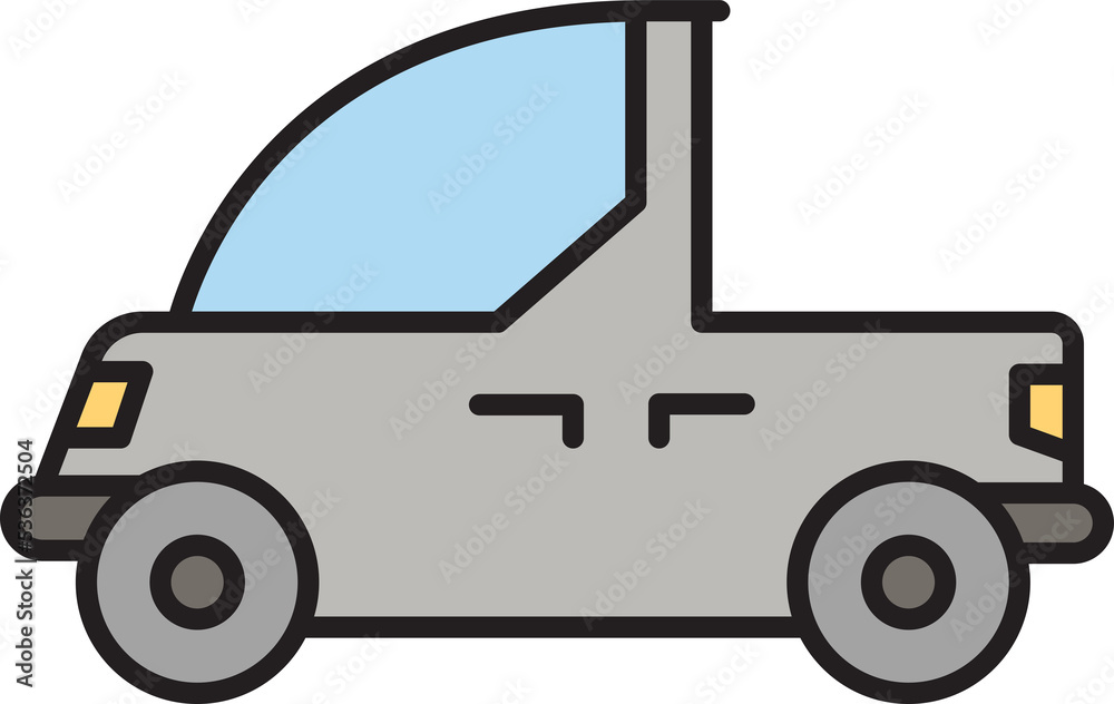 pickup truck icon illustration pickup truck icon illustration