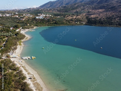 Lake Kournas at Crete, Greece