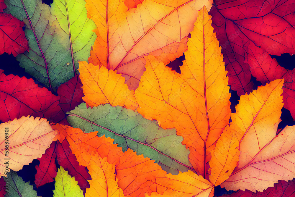 Fall Tree Leaves Autumn Color Seamless Texture Pattern Tiled Repeatable Tessellation Background Image Fall Tree Leaves Autumn Color Seamless Texture Pattern Tiled Repeatable Tessellation Background Image
