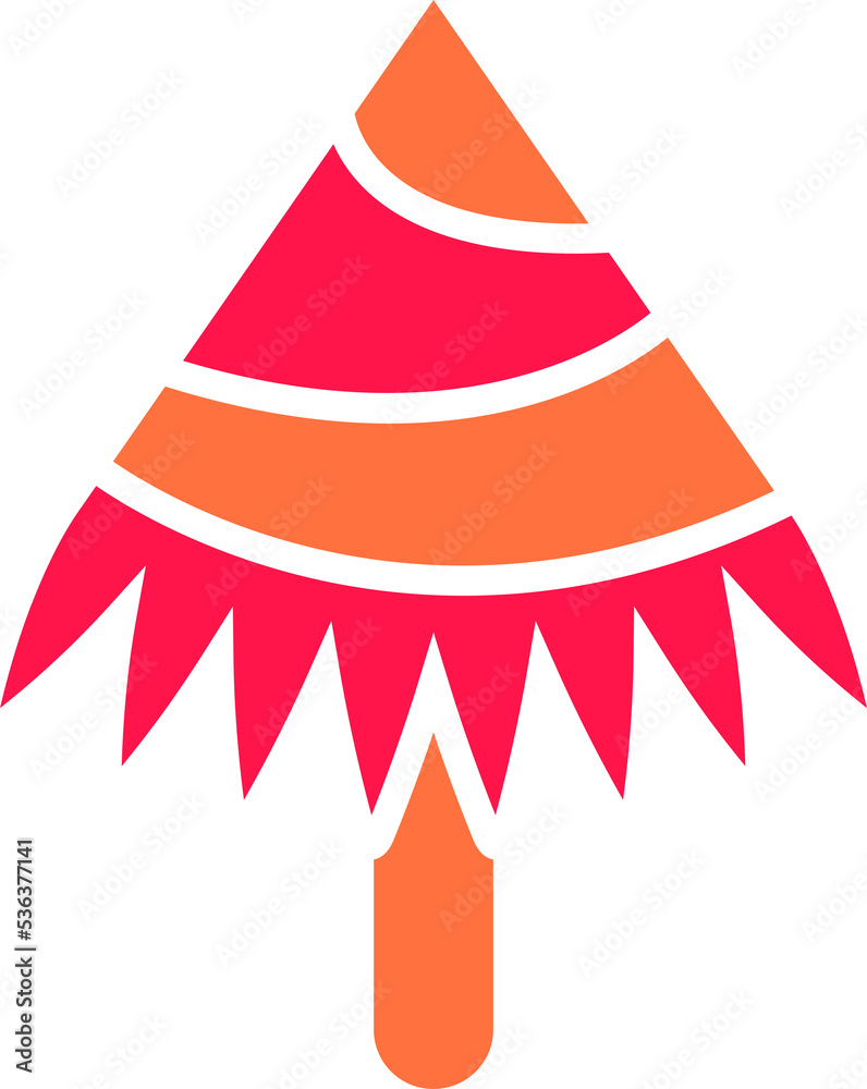 decorative Christmas tree icon illustration decorative Christmas tree icon illustration