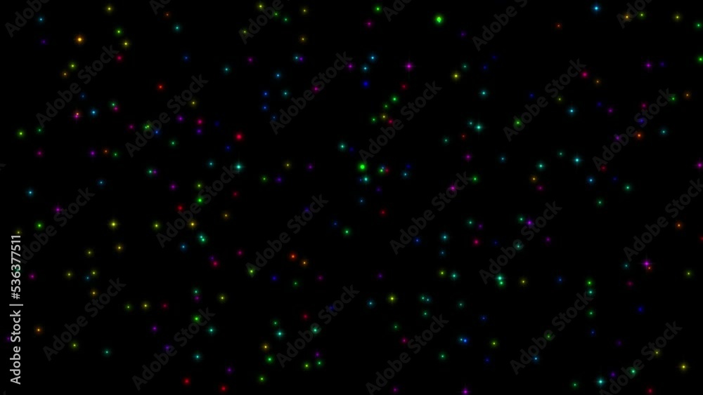 scattering colorful light glitter particles scattering colorful light glitter particles