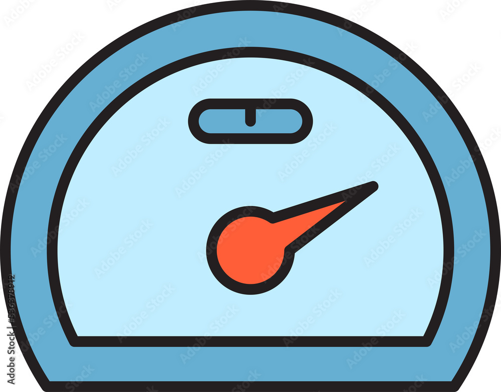 speedometer and gauge icon illustration speedometer and gauge icon illustration