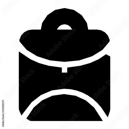 Backpack Flat Vector Icon