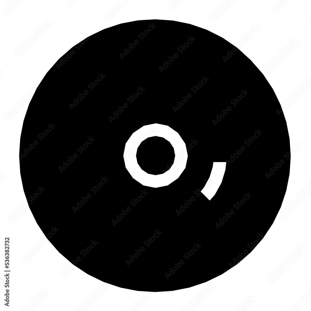 CD Flat Vector Icon CD Flat Vector Icon