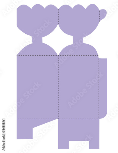Candy Wrap, Candy Shaped Box Template