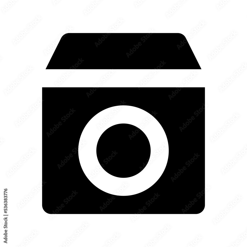 Washing Machine Flat Vector Icon Washing Machine Flat Vector Icon