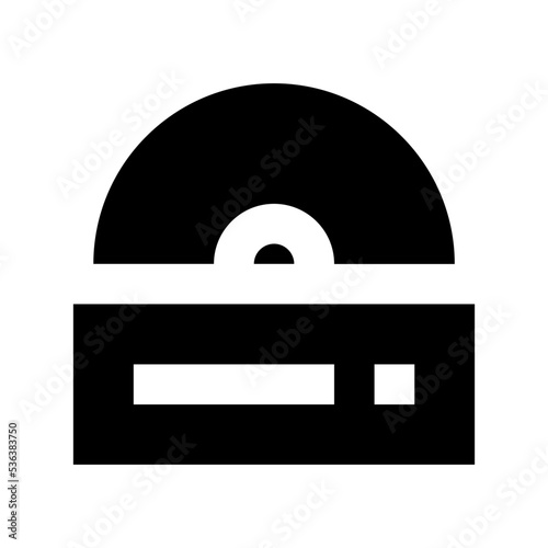 Cd Player Flat Vector Icon