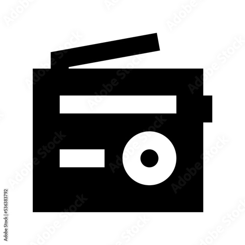 Radio Flat Vector Icon