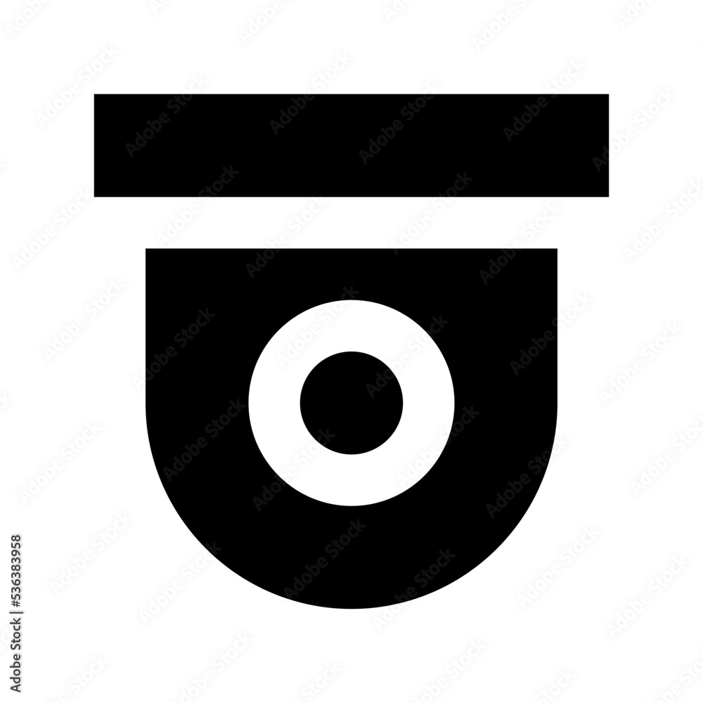 Security Camera Flat Vector Icon Security Camera Flat Vector Icon