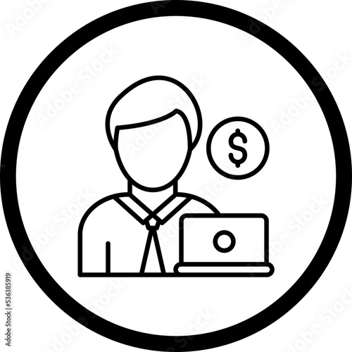 Freelancer Male Icon Style