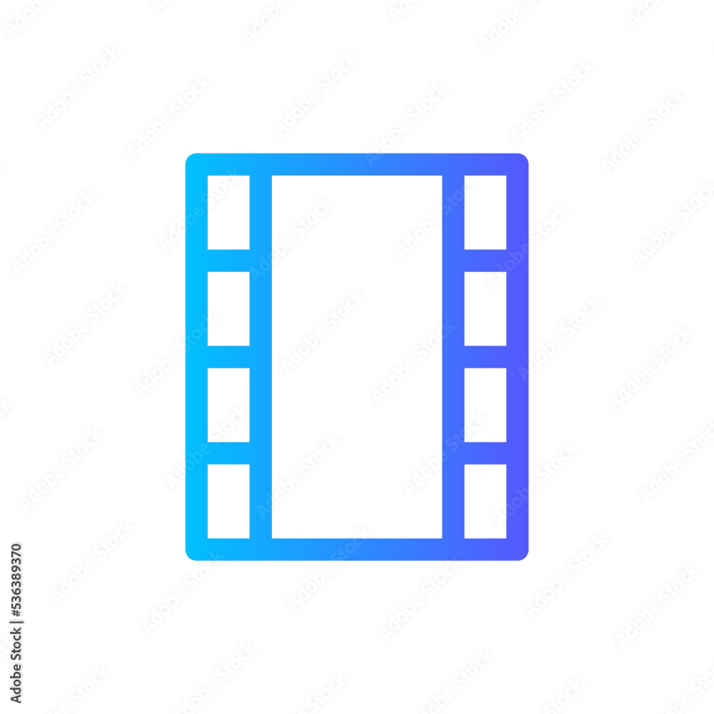 google play movie gradient icon
