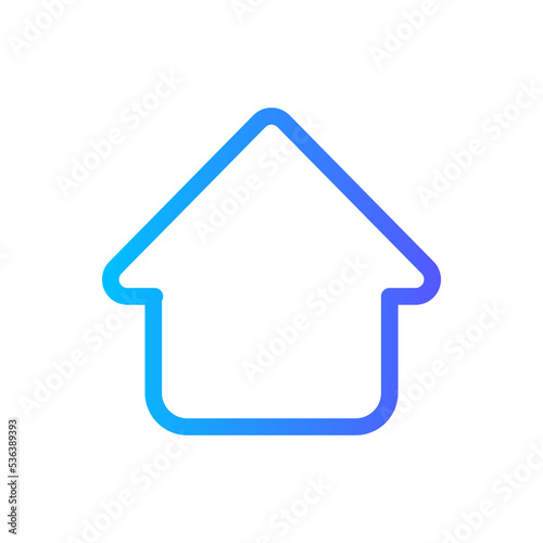 house gradient icon