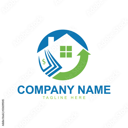 Home Investment Logo Vector Template 