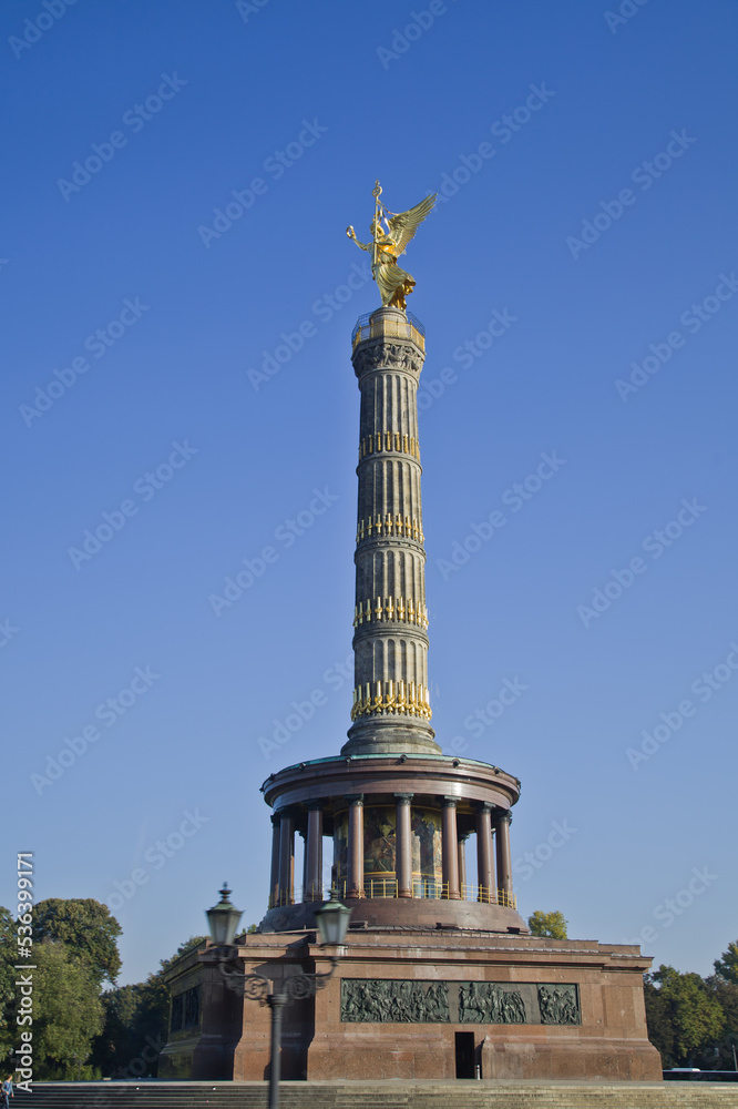 Victory column in Berlin after reconstruction. Victory column in Berlin after reconstruction.