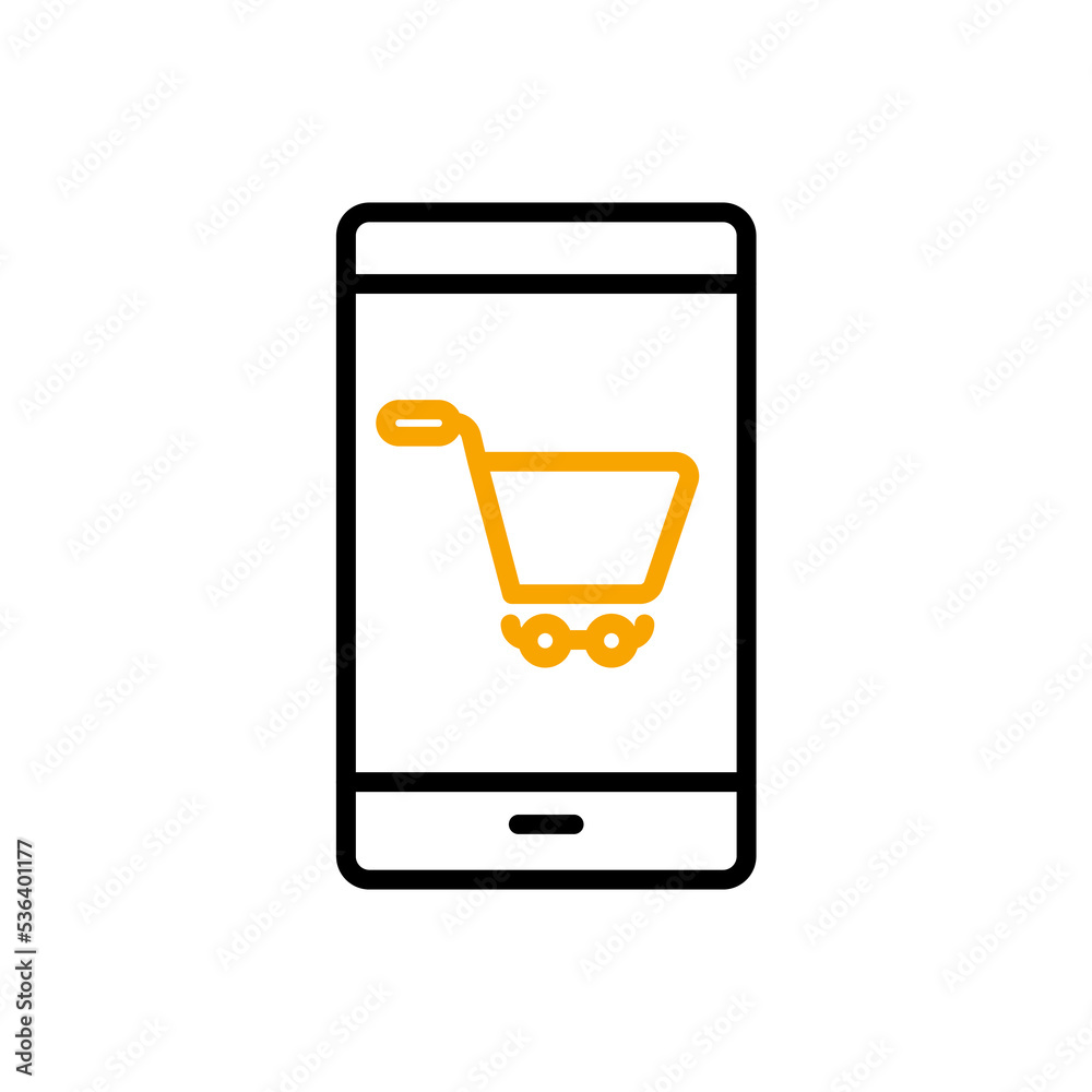 E-commerce line icon. Simple element illustration. E-commerce concept outline symbol design. E-commerce line icon. Simple element illustration. E-commerce concept outline symbol design.