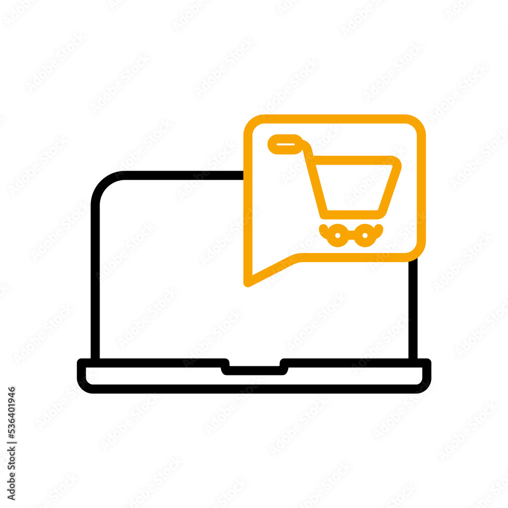 online shopping line icon. Simple element illustration. online shopping concept outline symbol design. online shopping line icon. Simple element illustration. online shopping concept outline symbol design.